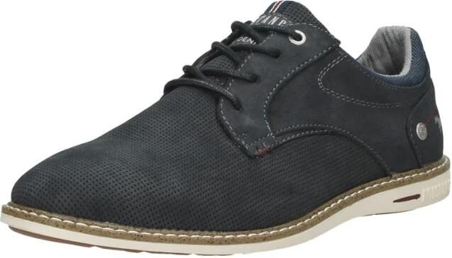Mustang Shoes Veterschoenen vrijetijdsschoen lage schoen veterschoen met perforatie - Foto 2