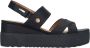 Mustang Shoes Sandaaltjes zomerschoen sandaal sleehak met praktische klittenbandsluiting - Thumbnail 3