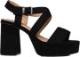 Mtng Stijlvolle Hoge Hak Sandalen voor Vrouwen Black Dames - Thumbnail 16