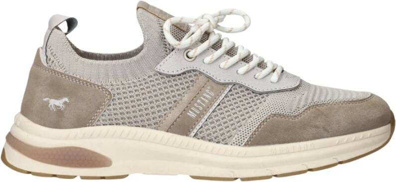 Mustang Taupe Sneaker voor Heren Multicolor Heren