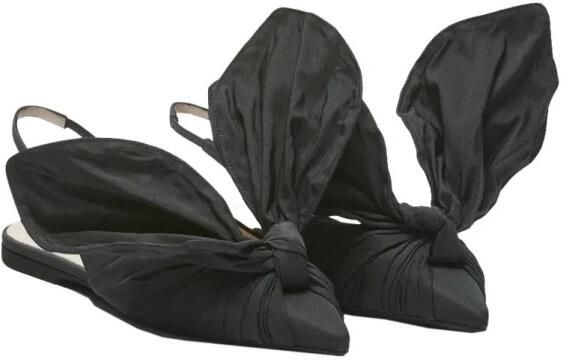 N21 Elegante Vilt Platte Schoenen met Strik