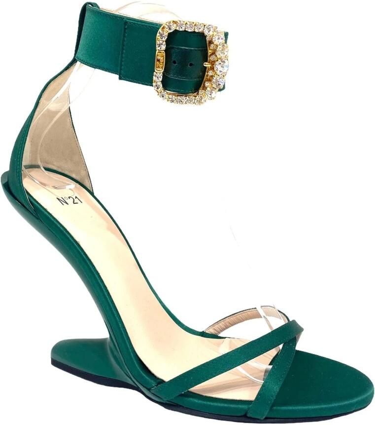 N21 Groene Sandalen Green Dames - Foto 2