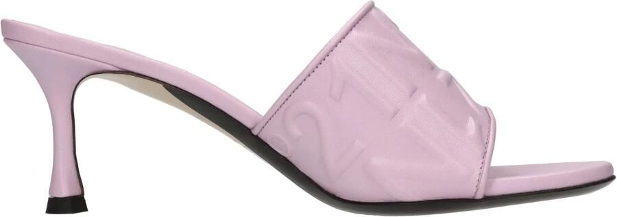 N21 Mules met reliëflogo - Foto 5