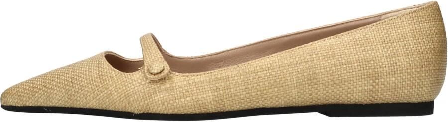 N21 Raffia Ballet Flat