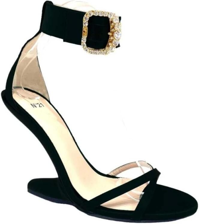 N21 Zwarte hoge hak sandalen Black Dames - Foto 2