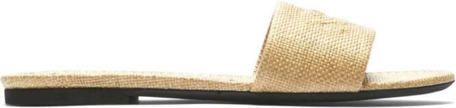 N21 Rode Modieuze Slides Sandalen
