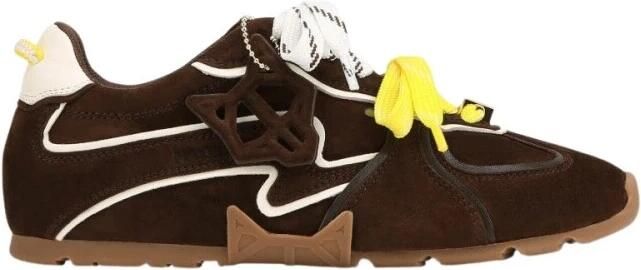NAKED WOLFE Lage Sneakers Dames Adored Suède Bruin