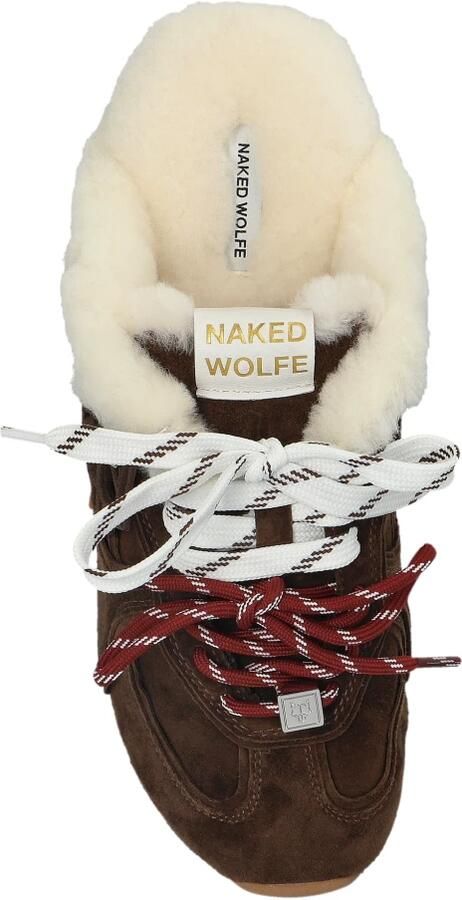 NAKED WOLFE Instappers Dames Adorn Suède Bruin - Foto 2