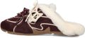 NAKED WOLFE Instappers Dames Adorn Ponyhair Bordeaux - Bordeaux