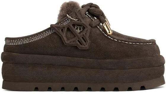 Naked Wolfe Blizzard Suède Platform Slipper
