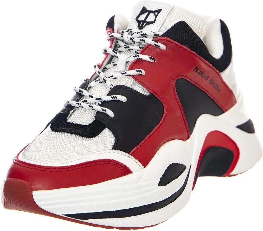 Naked Wolfe Low-Profile Sneakers met veters