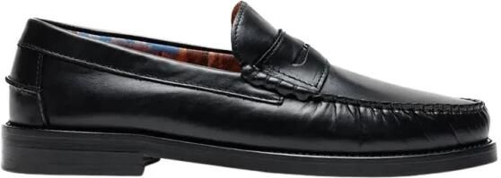 Naked Wolfe Zwarte leren Riviera Loafers