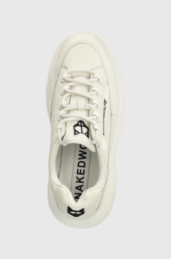 Naked Wolfe Sneakers Sprinter in wit - Foto 4