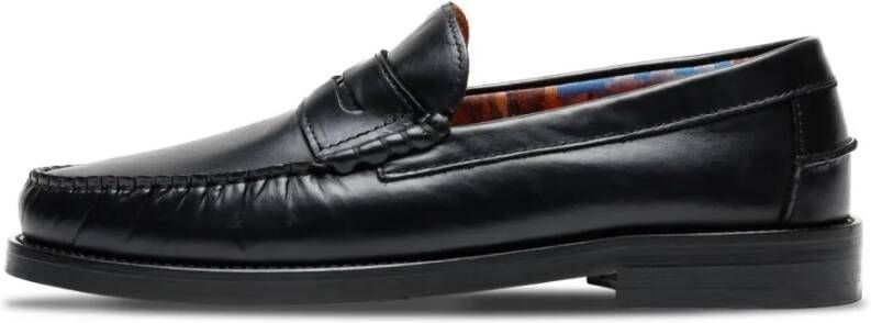 Naked Wolfe Zwarte leren Riviera Loafers