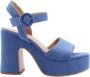 Nando Neri Hoge hak sandalen voor vrouwen Blue Dames - Thumbnail 2