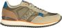Napapijri Sportieve Beige Veterschoenen met Contrastdetails Multicolor Heren - Thumbnail 1