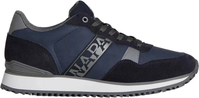 Napapijri Zwarte Polyester Sneaker met Contrasterende Details Multicolor