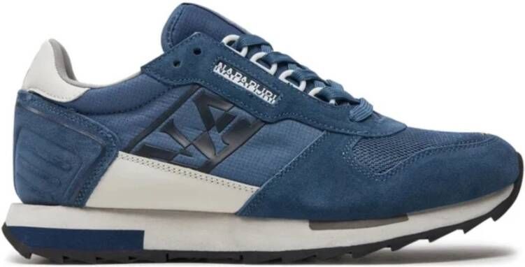 Napapijri Blauwe leren sneakers