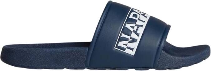 Napapijri Blauwe Polyurethaan Slippers