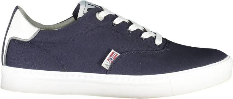 Napapijri Blauwe Sneaker Polyester Blue Heren