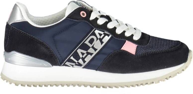 Napapijri Blauwe Sneaker Polyester Blue Dames