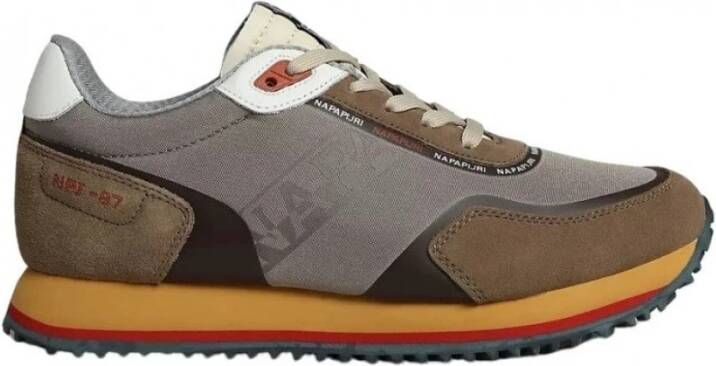 Napapijri Bruine Leren Outdoor Hardloopschoenen