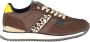 Napapijri Stijlvolle bruine vetersneakers met contrastdetail Brown Heren - Thumbnail 1