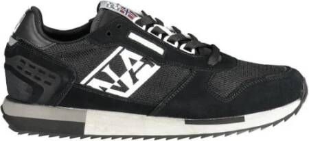 Napapijri Sportieve Zwarte Sneakers met Contrastdetails Black Heren
