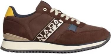 Napapijri Bruine Sneakers voor Heren Brown Heren