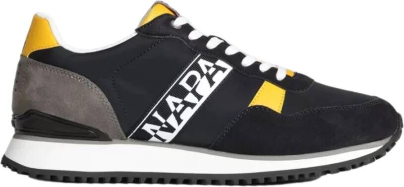 Napapijri Blauwe Sportieve Veterschoenen met Contrastdetails Blue Heren
