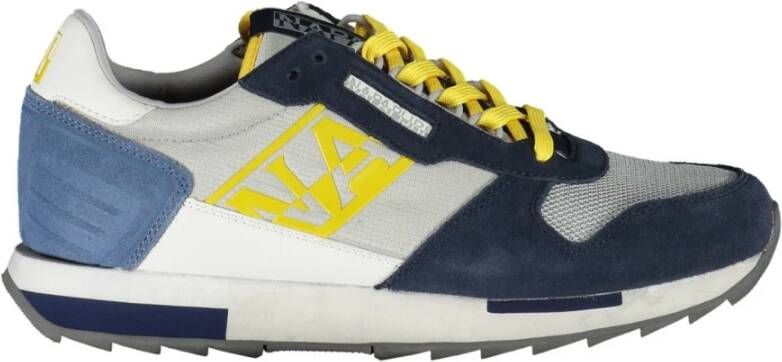 Napapijri Exclusieve grijze sportsneakers met opvallende details Multicolor Heren