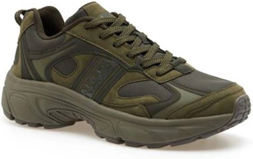 Napapijri Grijsgroene Sneaker voor MI5 Operaties