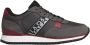 Napapijri Grijze Vetersneakers met Contrasterende Accenten Gray Heren - Thumbnail 4