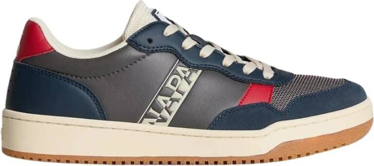 Napapijri Grijze S3Courtis01 Sneakers Comfortabele Urban Stijl