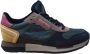 Napapijri Groene Leren Stoffen Lage Sneakers - Thumbnail 2