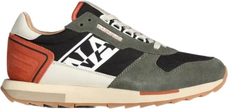 Napapijri Groene Polyester Sneaker voor Sport & Dagelijks Green Heren