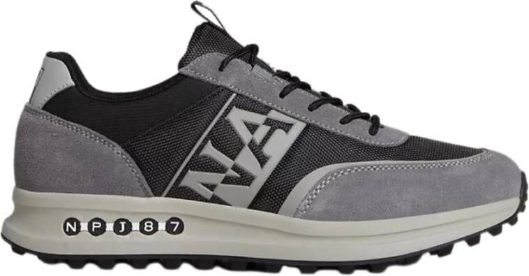 Napapijri Grijze Sportsneakers met Contrastdetails Multicolor Heren