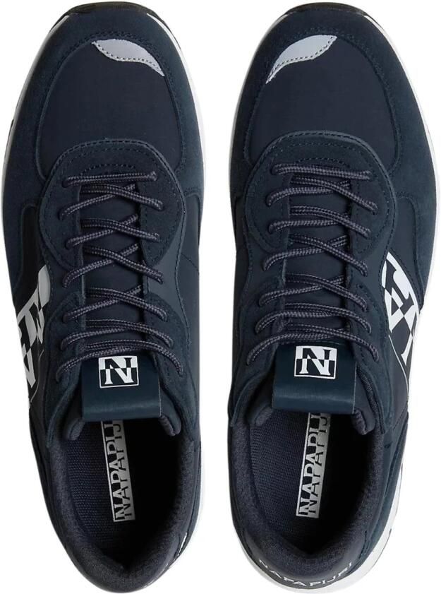 Napapijri Blauwe Hardloopschoenen Polyester Leer