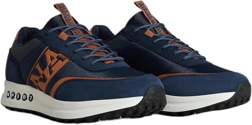 Napapijri Moderne Sneakers met Contrasterende Details Blue Heren - Foto 5