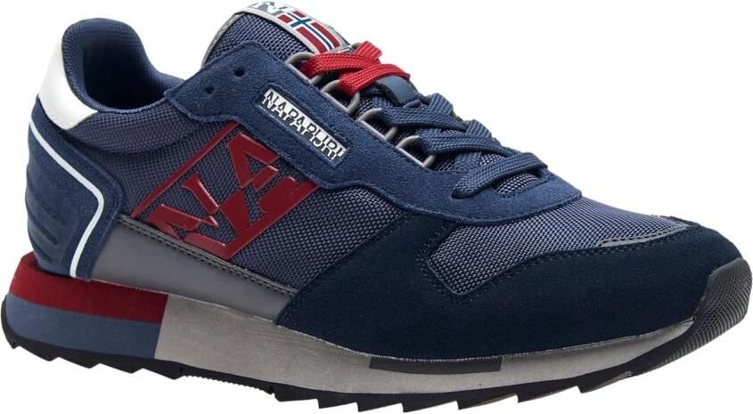 Napapijri Elegante Blauwe Sneakers met Contrasterende Details Blue Heren - Foto 3