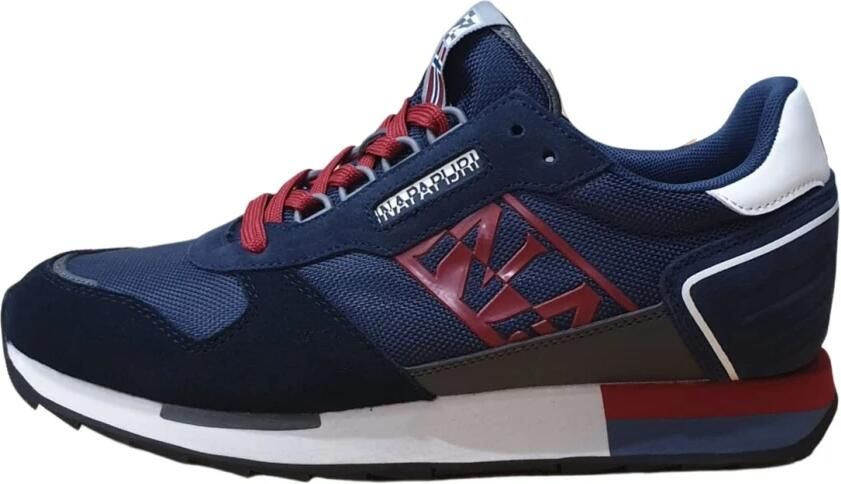 Napapijri Elegante Blauwe Sneakers met Contrasterende Details Blue Heren - Foto 2