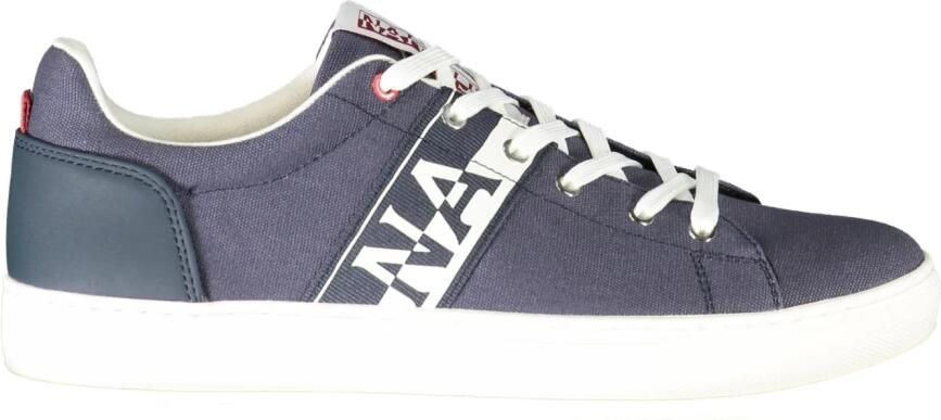 Napapijri Polyester Sneaker met Veters Contrastdetails Logo Blue Heren - Foto 2