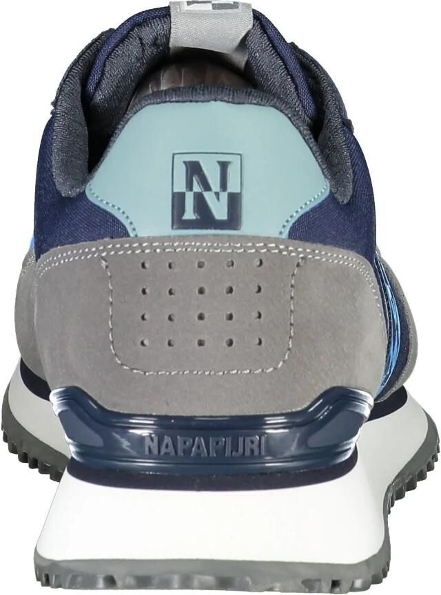 Napapijri Blauwe Sportieve Sneakers met Contrastdetails Blue Heren