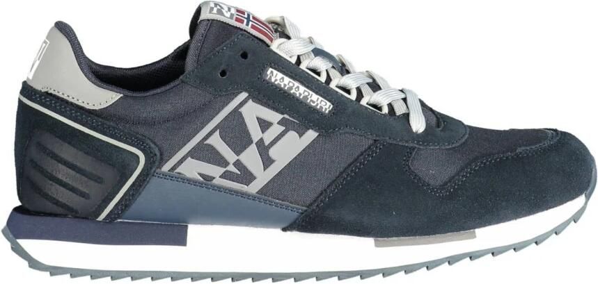 Napapijri Blauwe Sportieve Veterschoenen met Contrastdetails Blue Heren - Foto 2