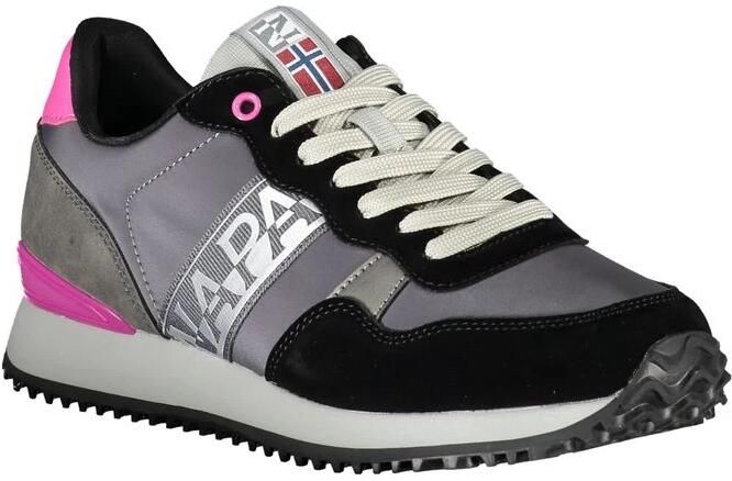 Napapijri Stijlvolle Grijze Contrast Sneakers Multicolor Dames