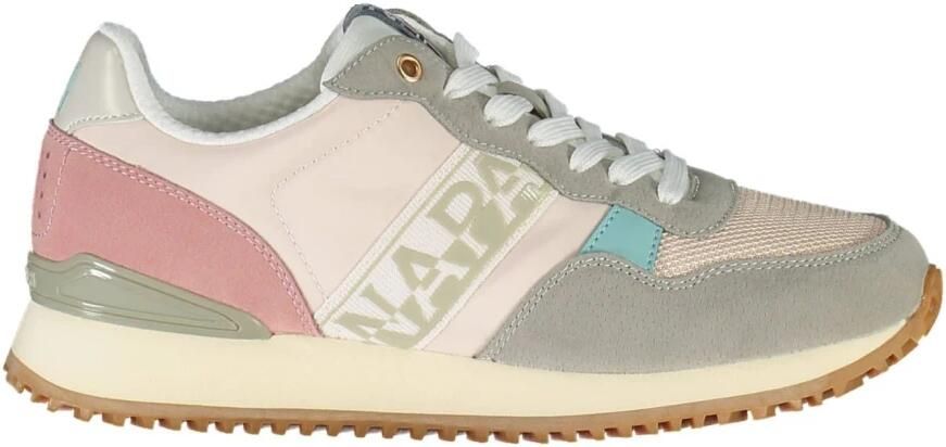 Napapijri Roze Polyester Sneaker met Contrasterende Details Multicolor Dames - Foto 3