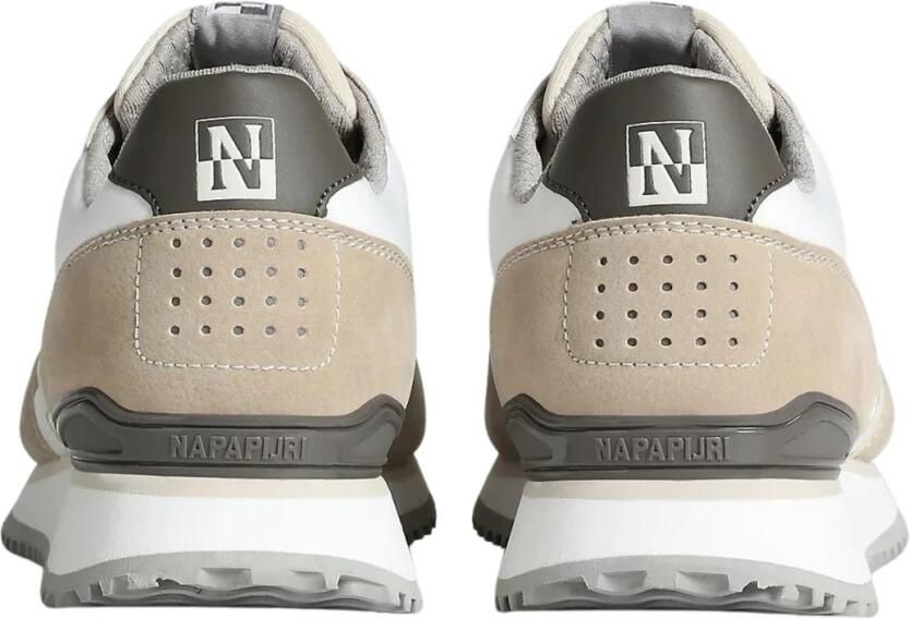 Napapijri Stijlvolle witte sneakers met contrasterende accenten White Heren - Foto 4