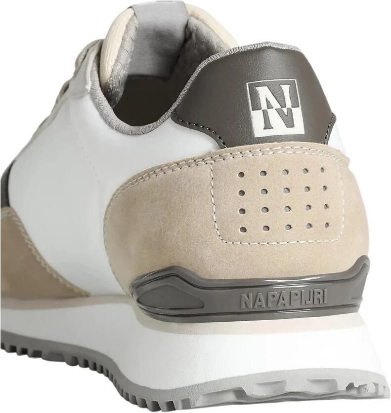 Napapijri Stijlvolle witte sneakers met contrasterende accenten White Heren - Foto 2