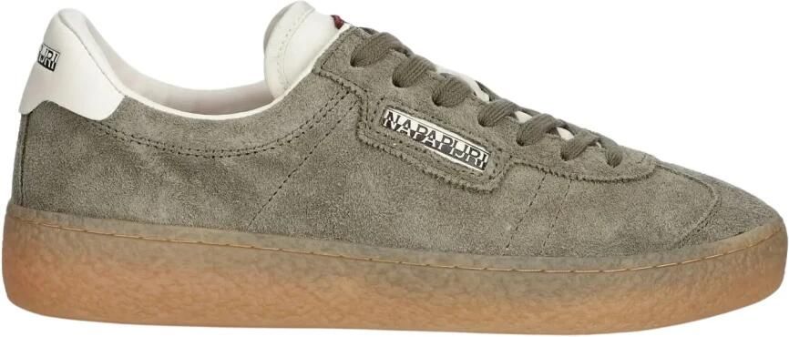 NAPAPIJRI Sneakers laag 'Sue' olijfgroen zwart wit