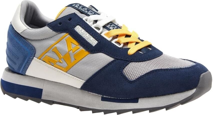 Napapijri Exclusieve grijze sportsneakers met opvallende details Multicolor Heren